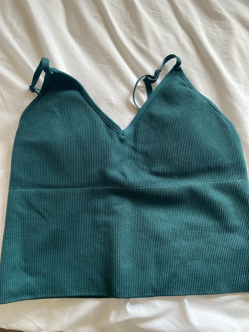 Forever 21 dark green tank top